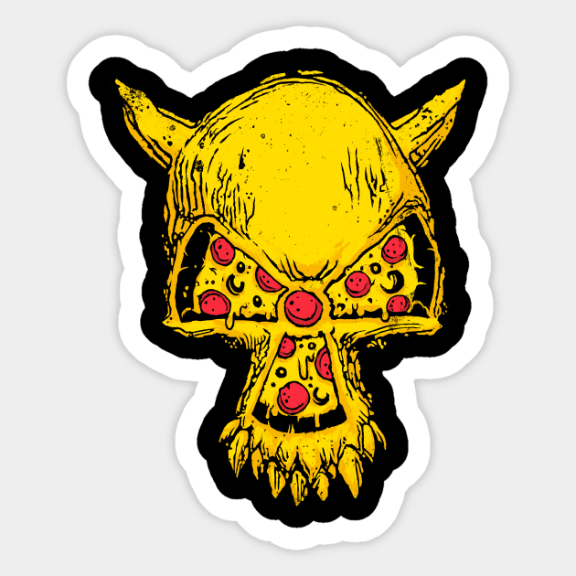 Pizza Wasteland Sticker by The Raddest